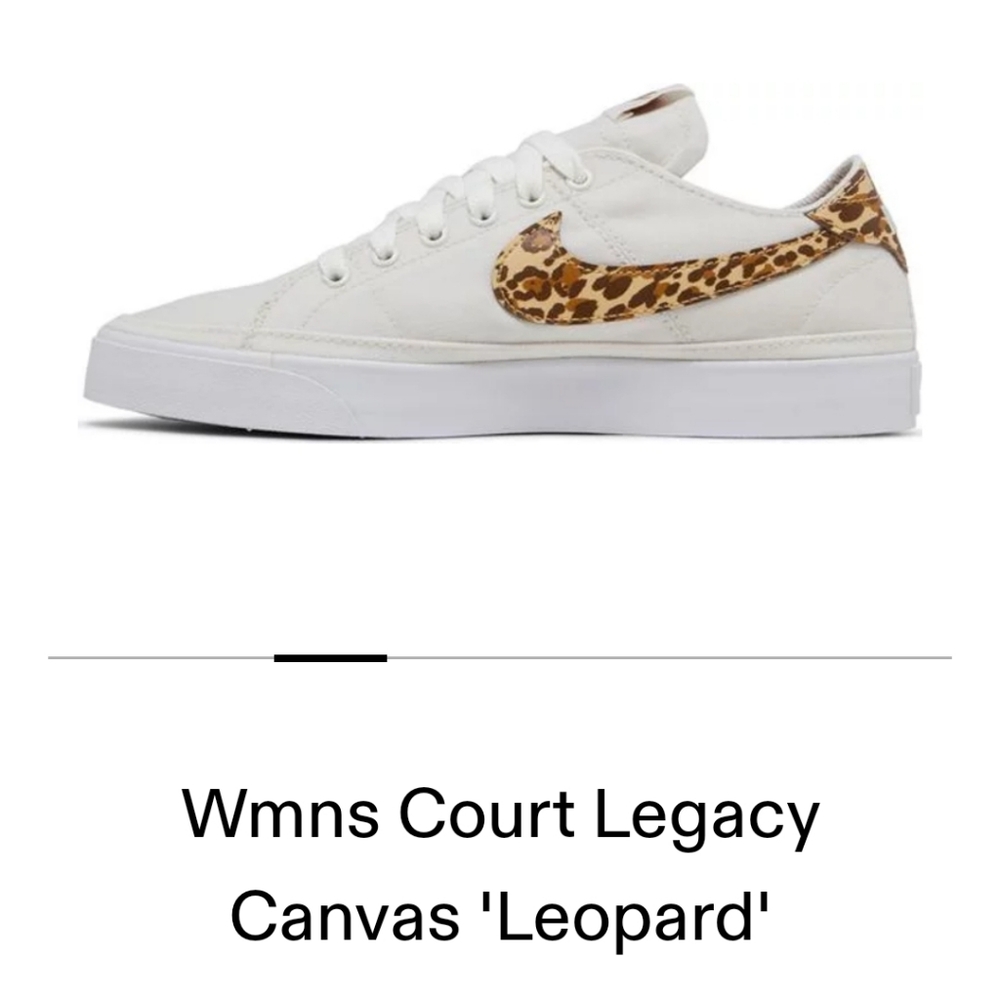 Nike court legacy leopard